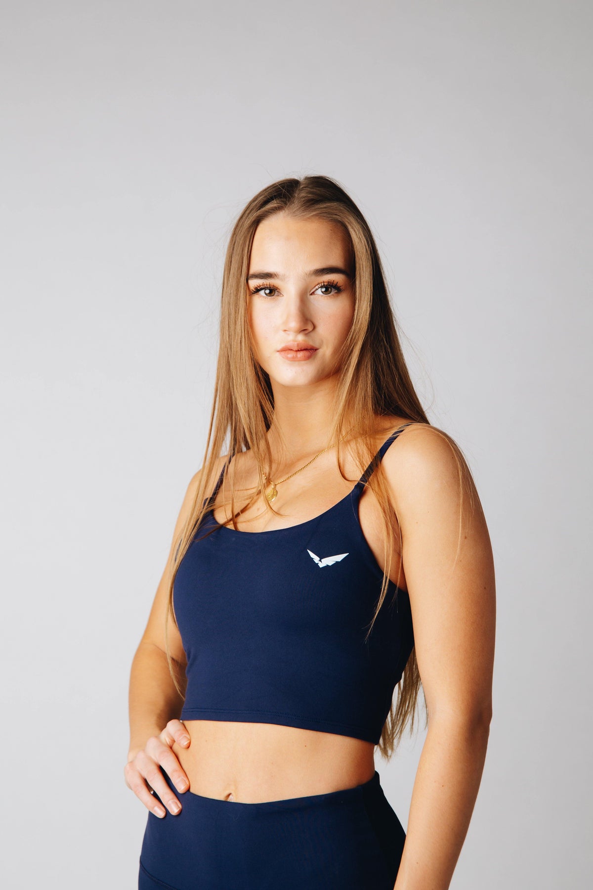 Power Top - Navy Blau - Veleur